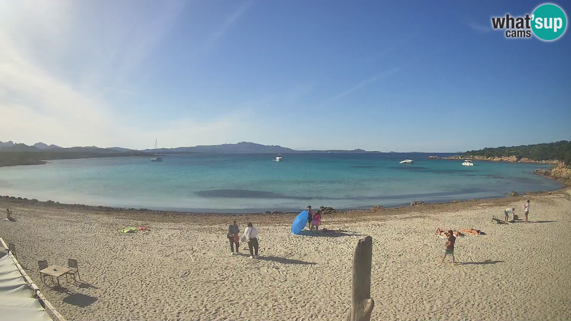 Live Cala Sabina plage – webcam Golfo Aranci – Sardaigne