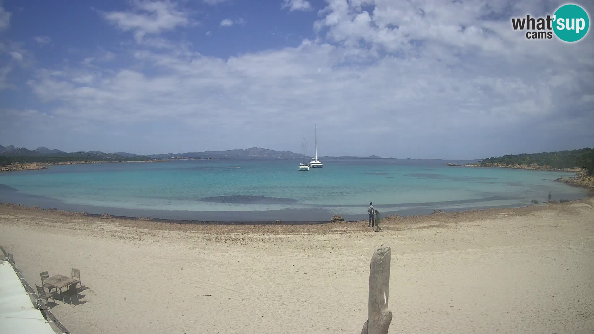 U živo plaža Cala Sabina – web kamera Golfo Aranci – Sardinija