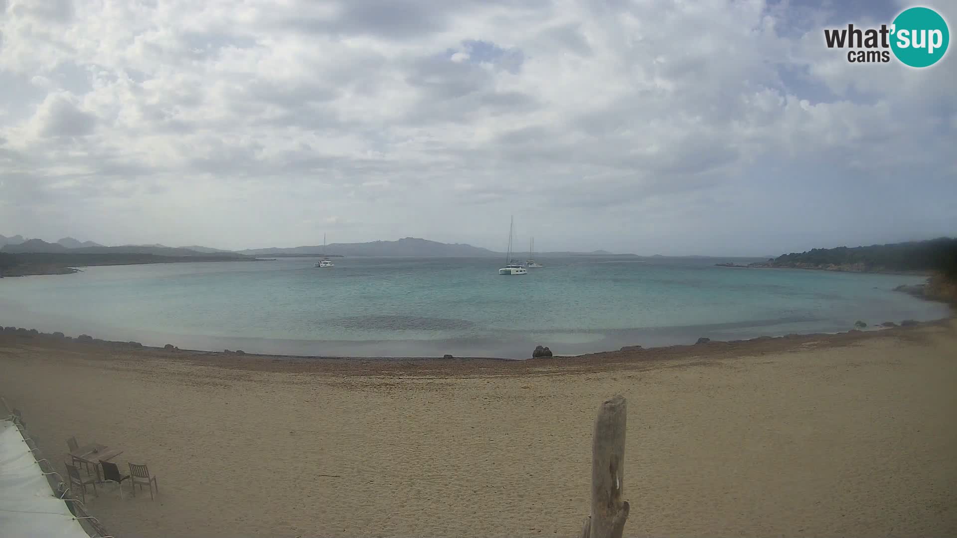 Live Cala Sabina plage – webcam Golfo Aranci – Sardaigne