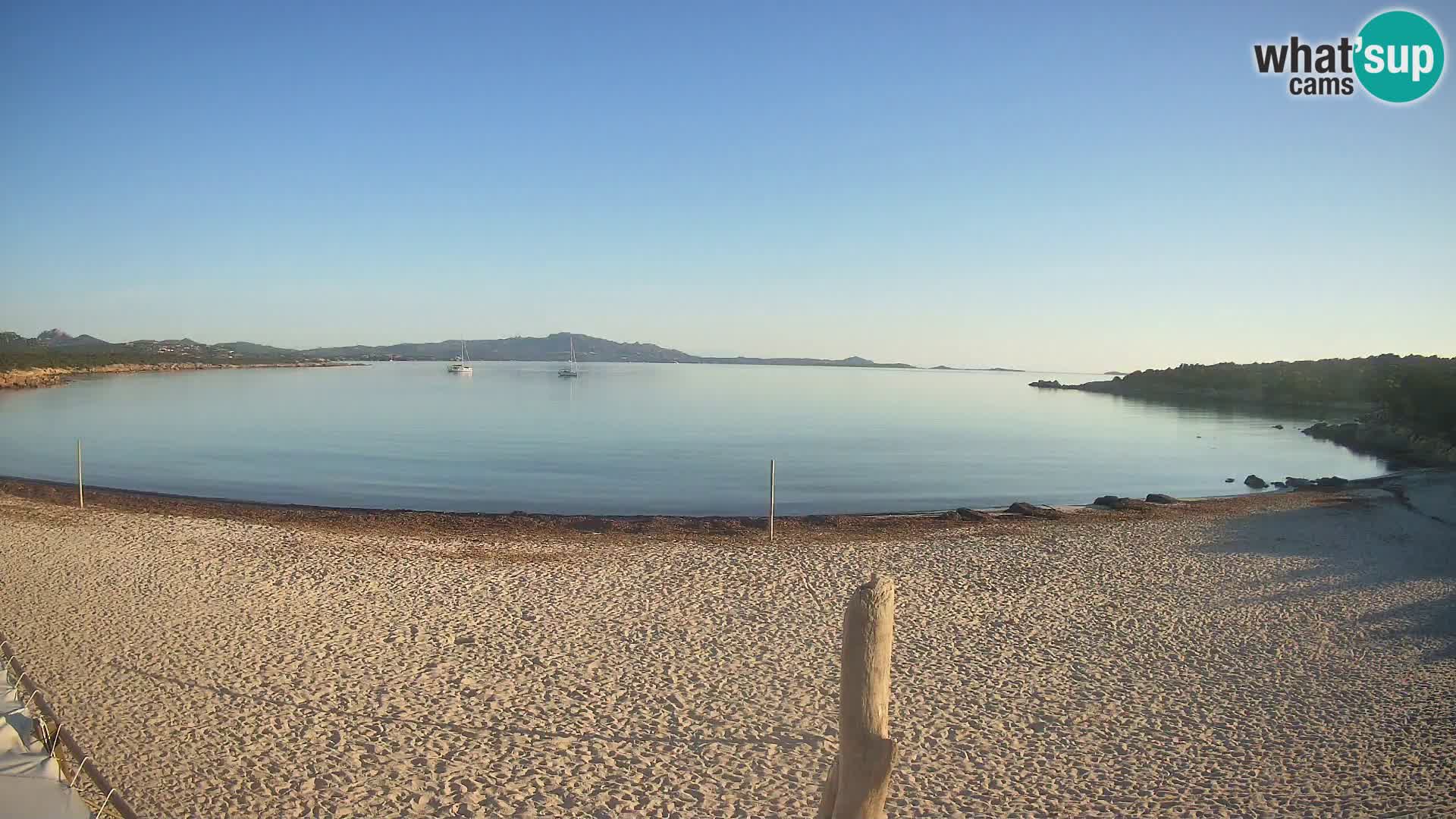Live Strand Cala Sabina – webcam Golfo Aranci – Sardinien