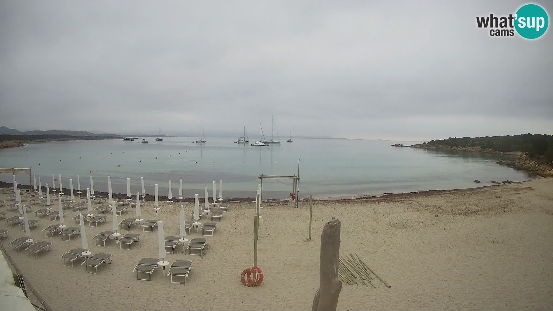 Live Cala Sabina plage – webcam Golfo Aranci – Sardaigne