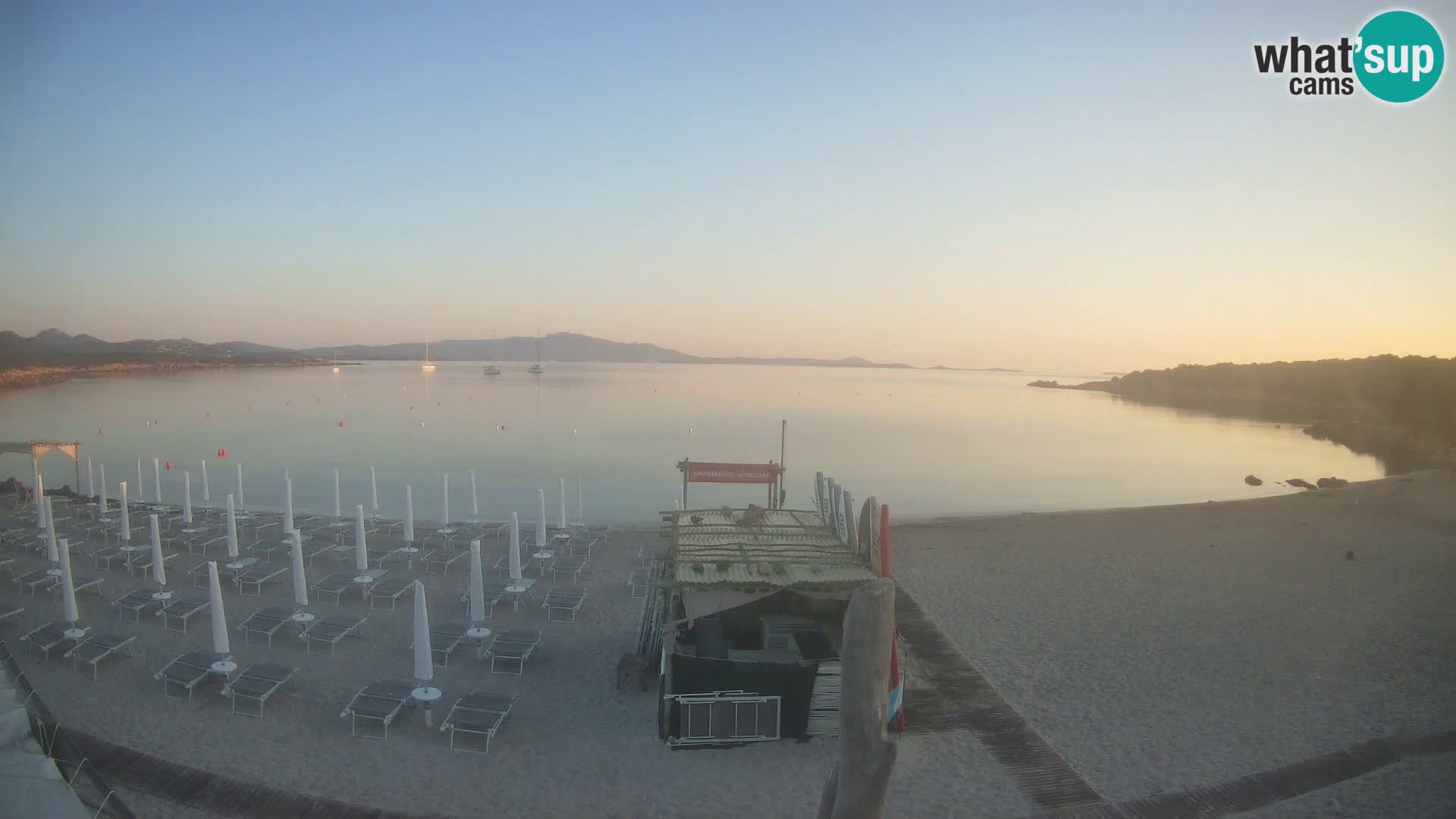 Live Cala Sabina beach – webcam Golfo Aranci – Sardinia