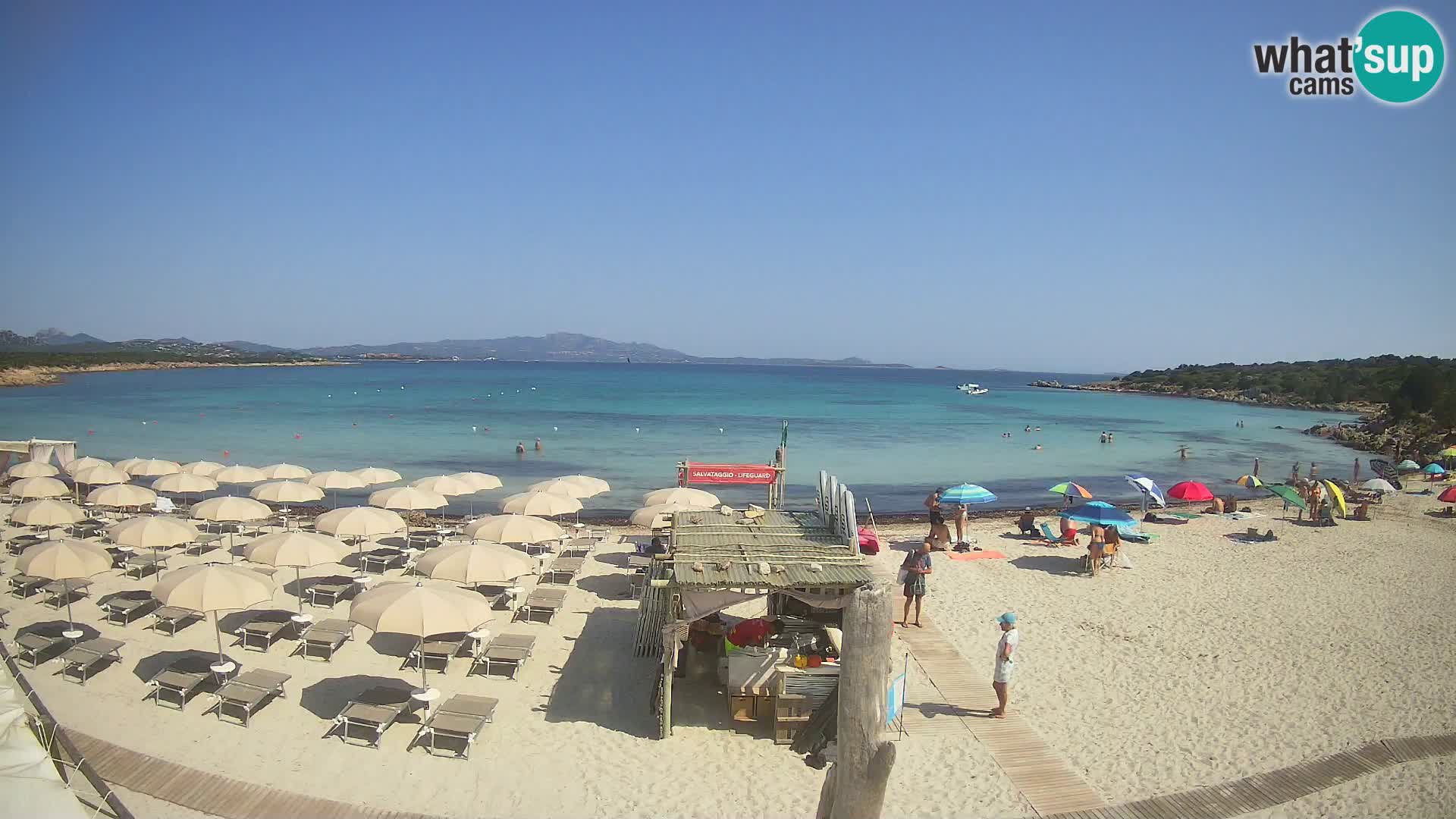 Live Cala Sabina beach – webcam Golfo Aranci – Sardinia