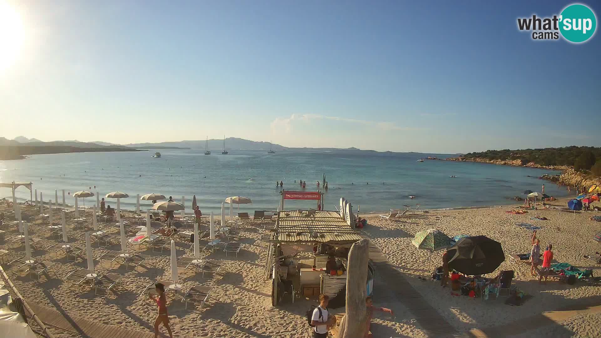 Live Cala Sabina beach – webcam Golfo Aranci – Sardinia
