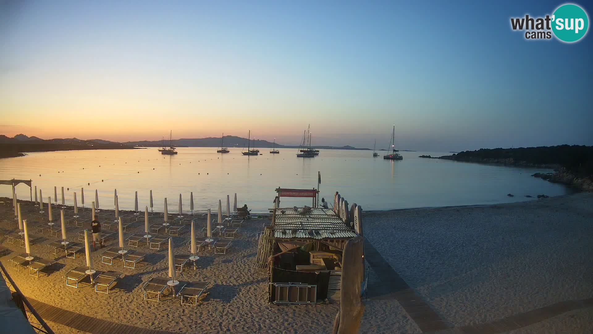 Live Strand Cala Sabina – webcam Golfo Aranci – Sardinien