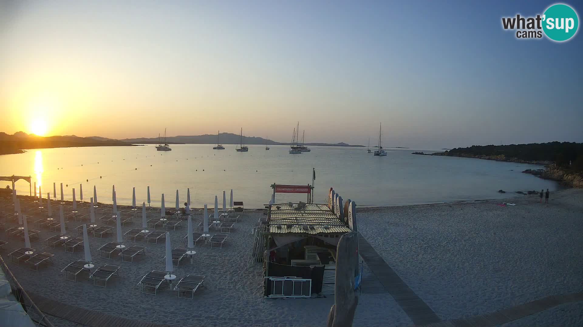 Live Strand Cala Sabina – webcam Golfo Aranci – Sardinien