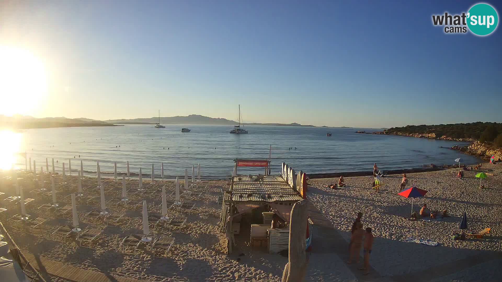 Live Cala Sabina beach – webcam Golfo Aranci – Sardinia