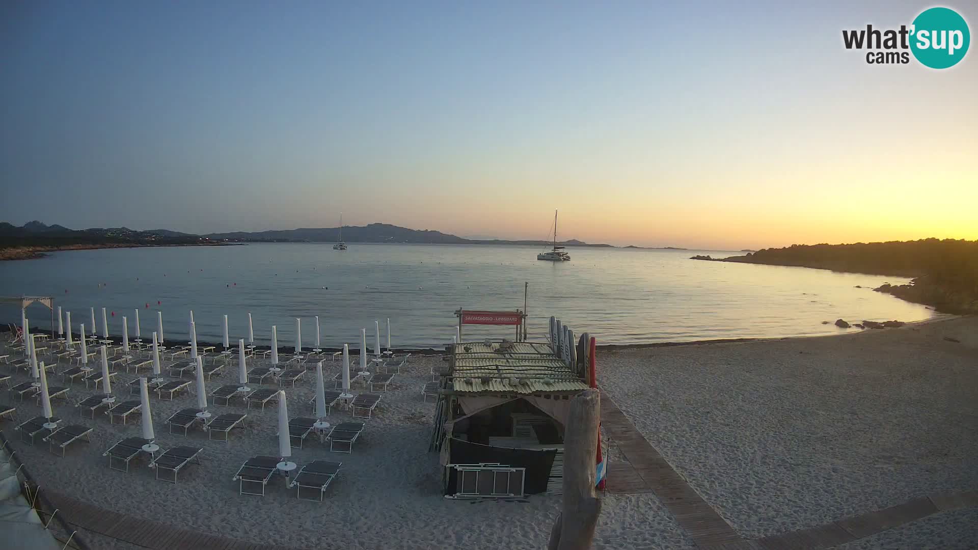Live Cala Sabina beach – webcam Golfo Aranci – Sardinia