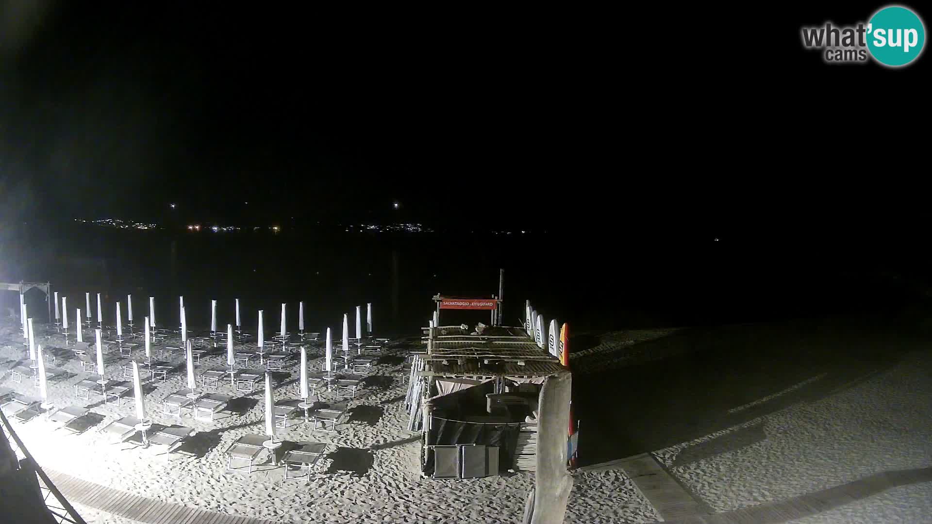 U živo plaža Cala Sabina – web kamera Golfo Aranci – Sardinija
