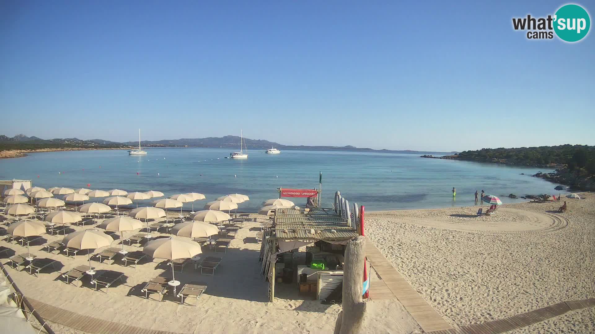 Live spiaggia Cala Sabina – webcam Golfo Aranci – Sardegna