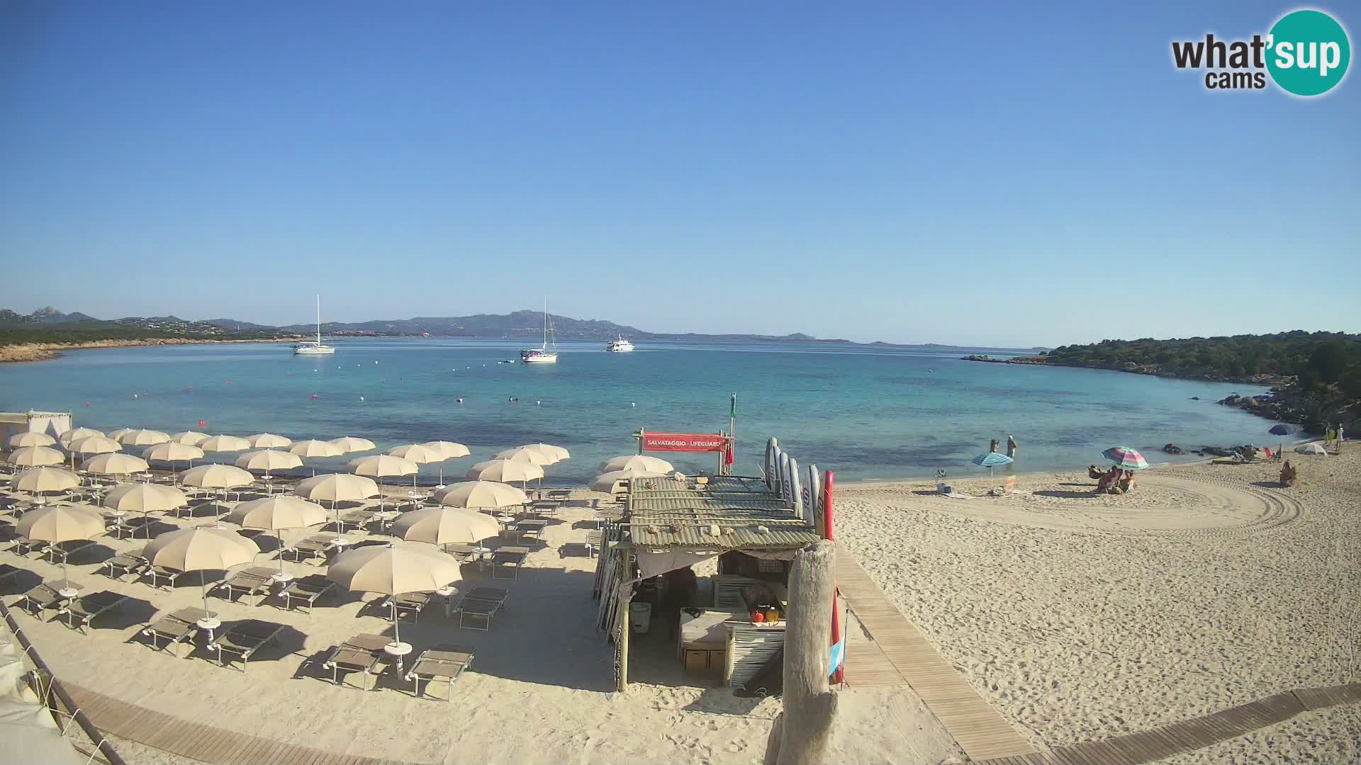 Live Cala Sabina beach – webcam Golfo Aranci – Sardinia
