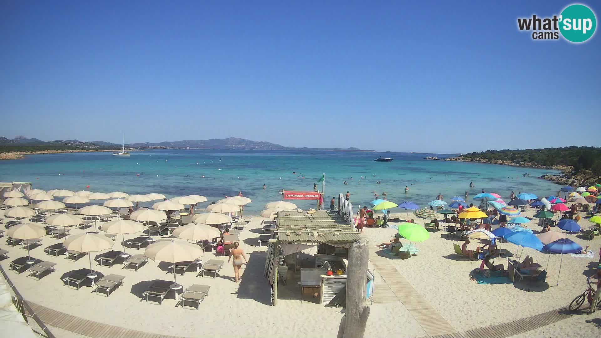 Live Strand Cala Sabina – webcam Golfo Aranci – Sardinien