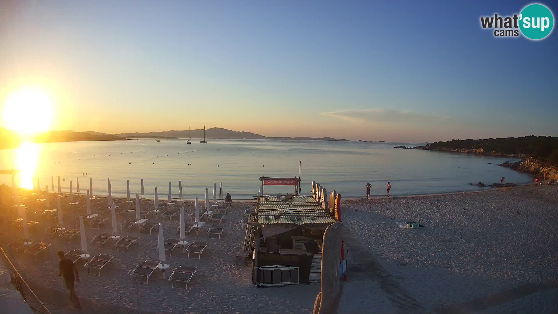 Live Strand Cala Sabina – webcam Golfo Aranci – Sardinien