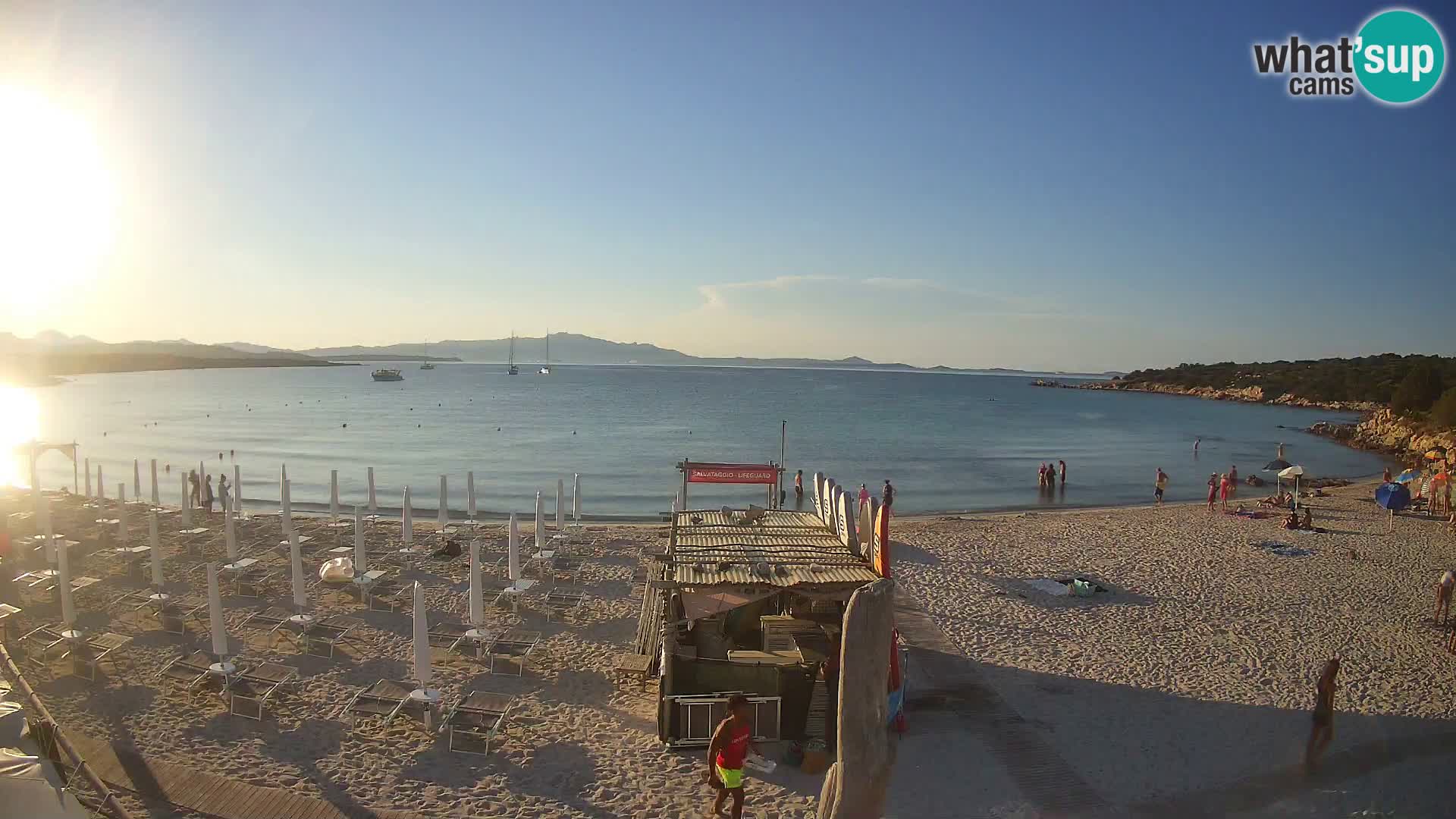 Live Cala Sabina beach – webcam Golfo Aranci – Sardinia