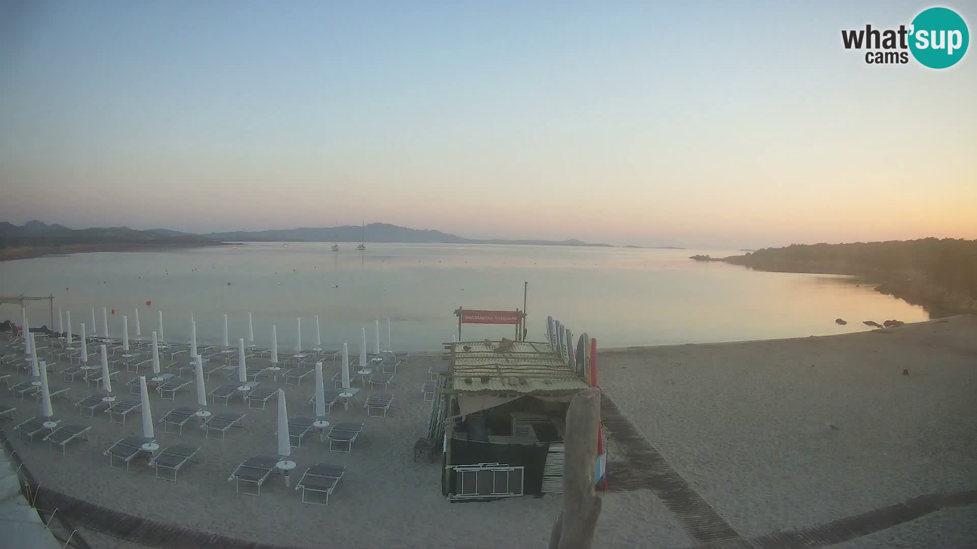 Live Cala Sabina beach – webcam Golfo Aranci – Sardinia