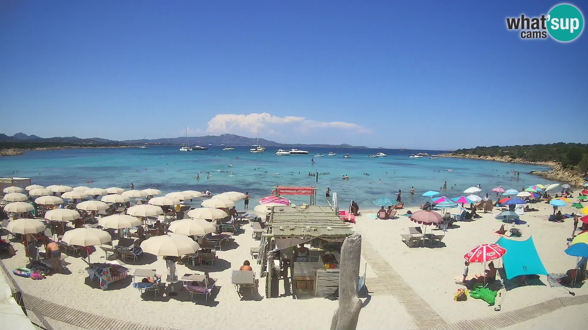 Live playa Cala Sabina – camera en vivo Golfo Aranci – Cerdeña