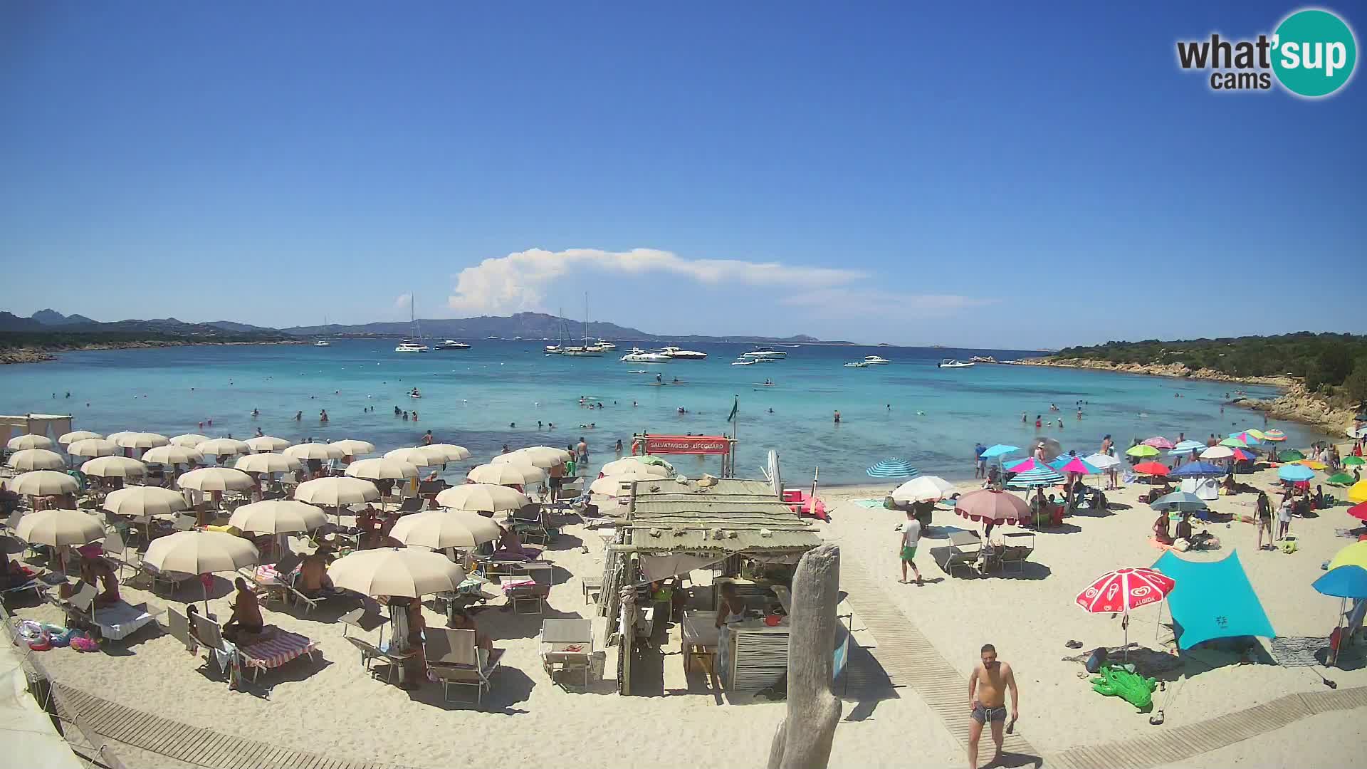 Live Strand Cala Sabina – webcam Golfo Aranci – Sardinien