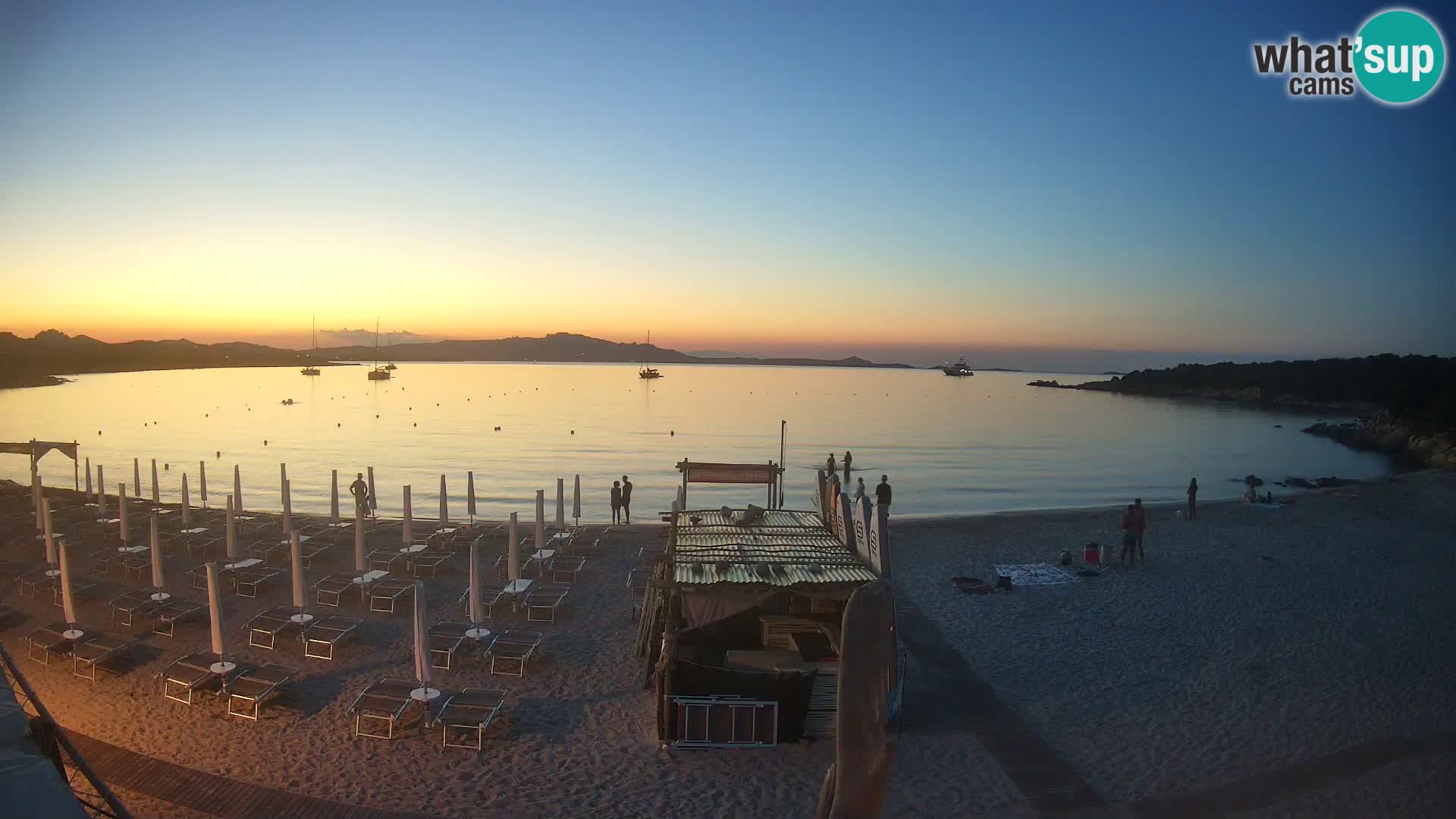 U živo plaža Cala Sabina – web kamera Golfo Aranci – Sardinija