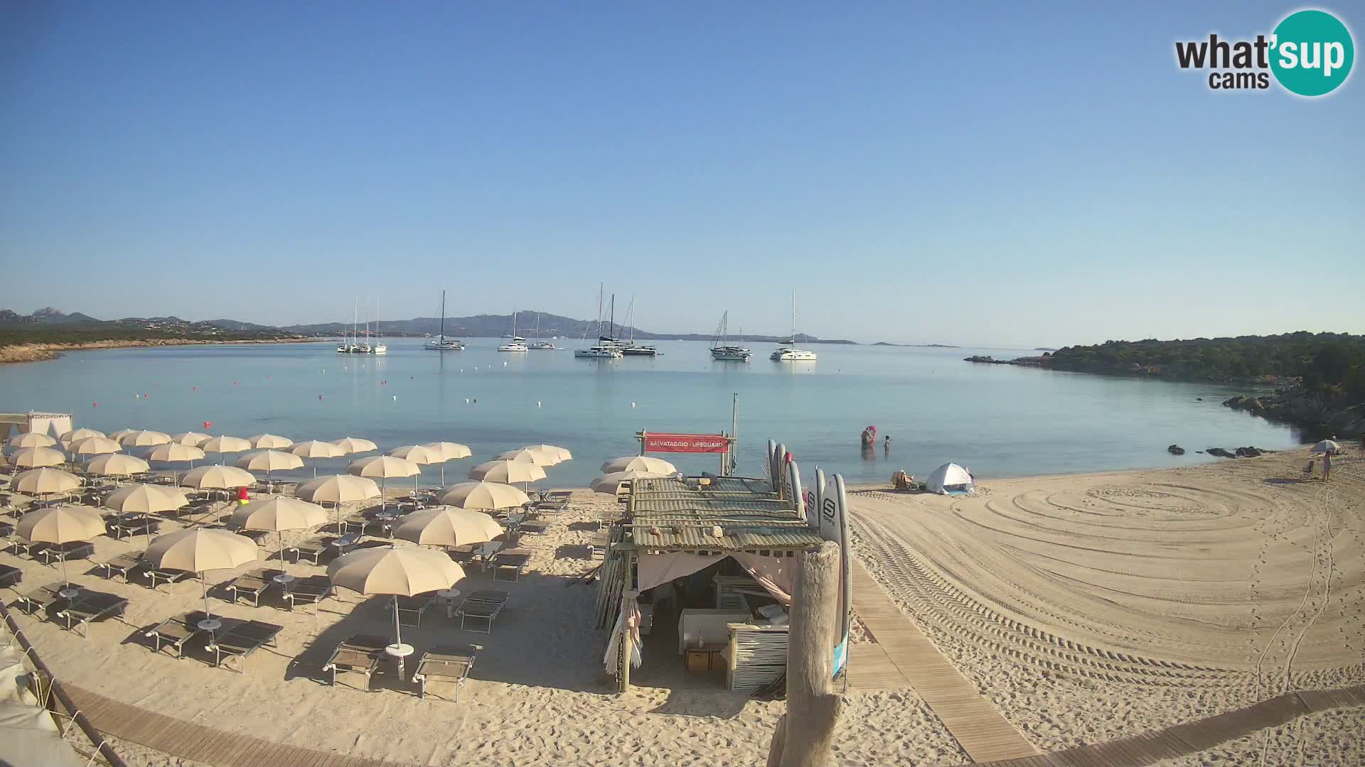 Live Strand Cala Sabina – webcam Golfo Aranci – Sardinien