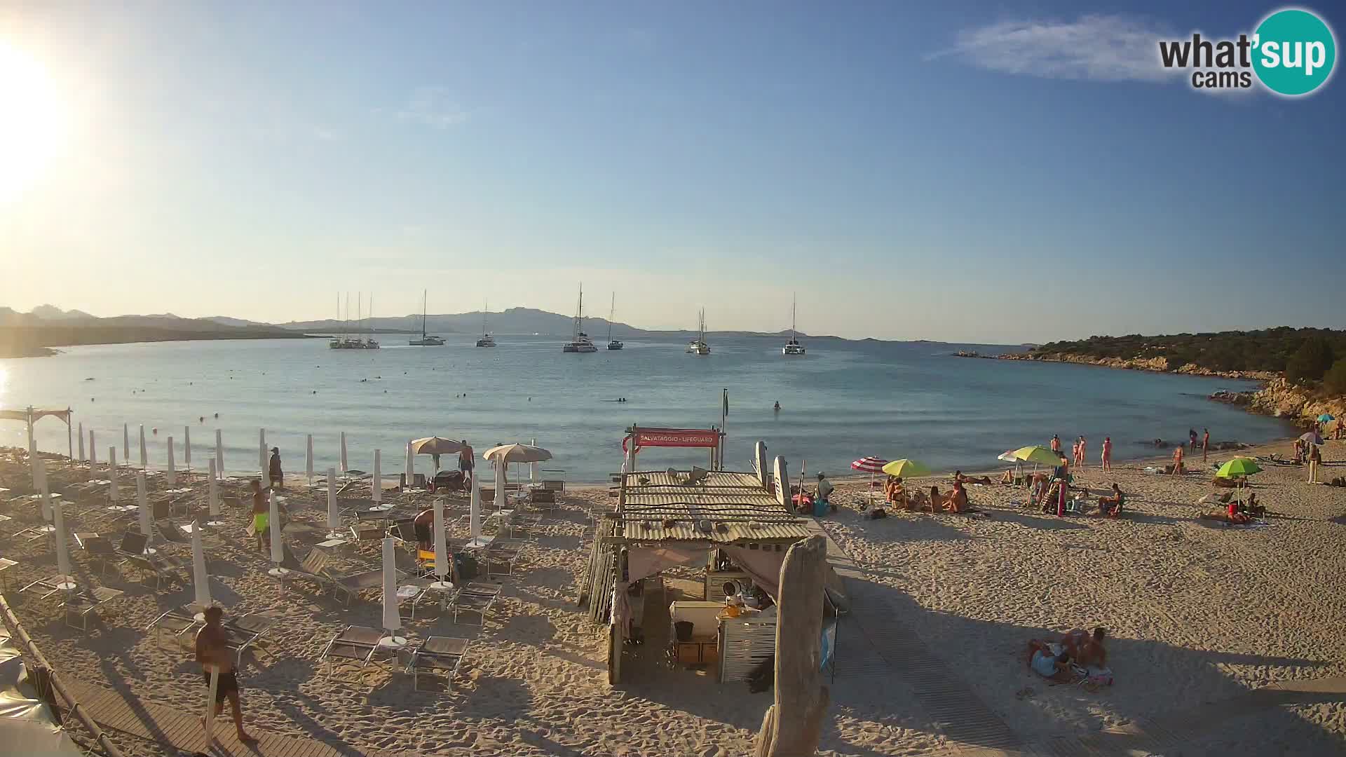 Live Cala Sabina beach – webcam Golfo Aranci – Sardinia