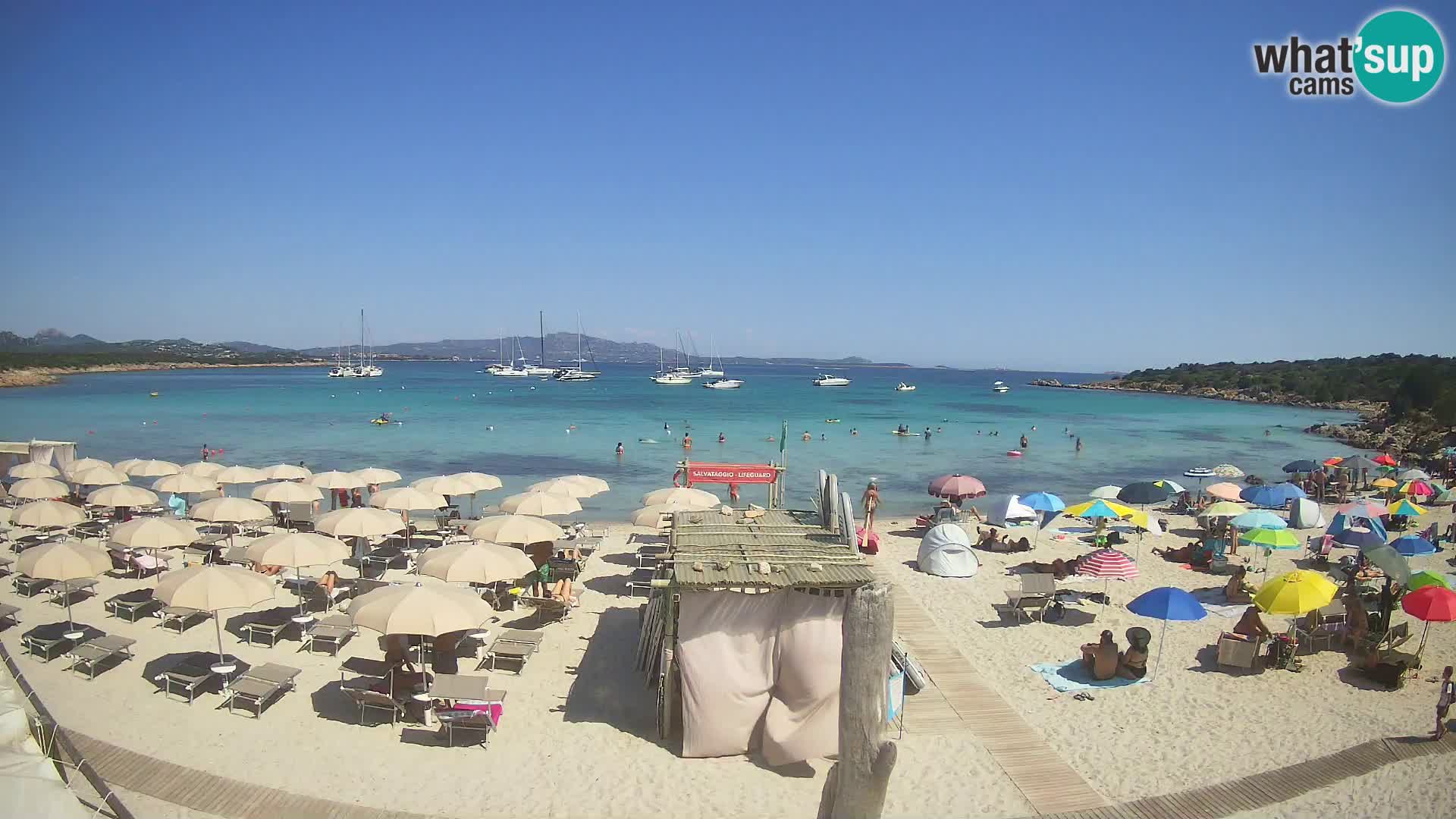 Live playa Cala Sabina – camera en vivo Golfo Aranci – Cerdeña