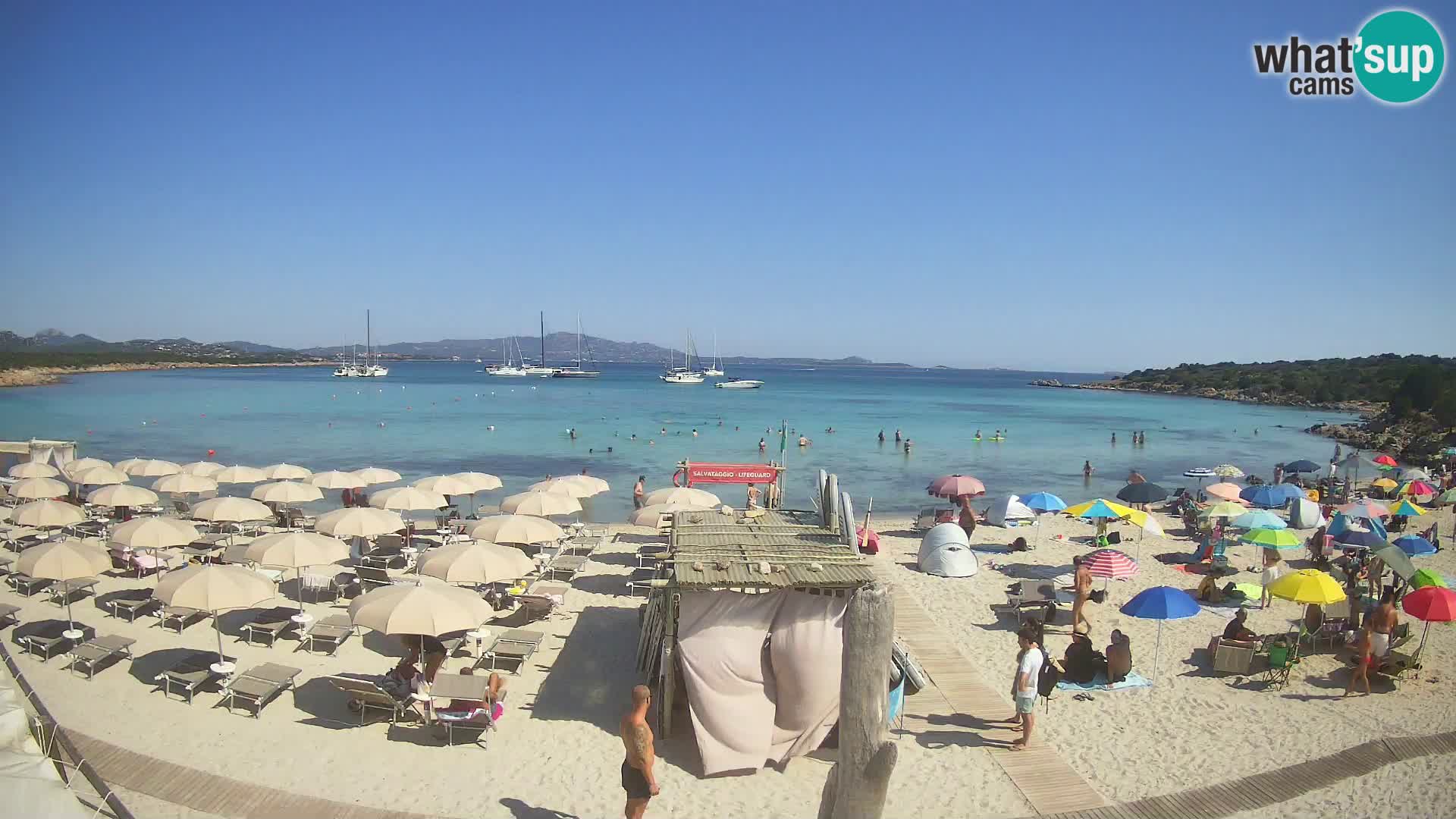 Live Cala Sabina beach – webcam Golfo Aranci – Sardinia