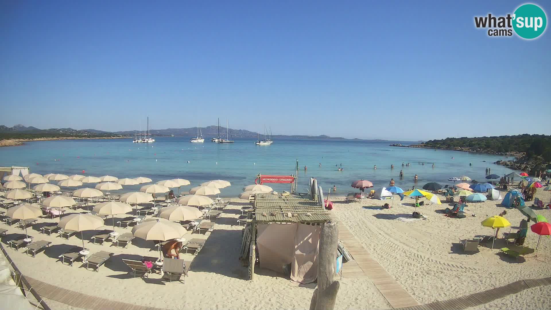 Live Strand Cala Sabina – webcam Golfo Aranci – Sardinien