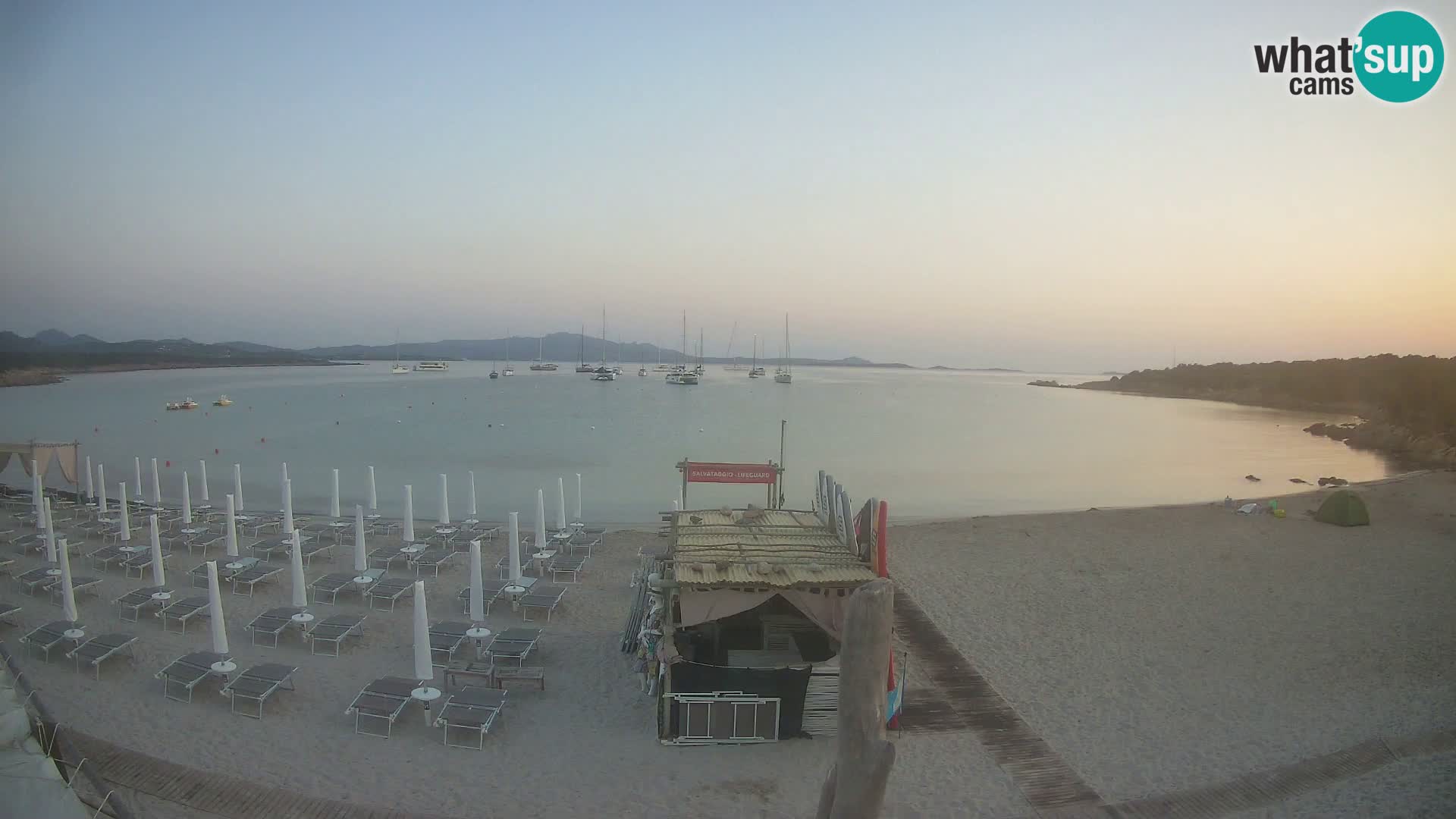 Live Strand Cala Sabina – webcam Golfo Aranci – Sardinien