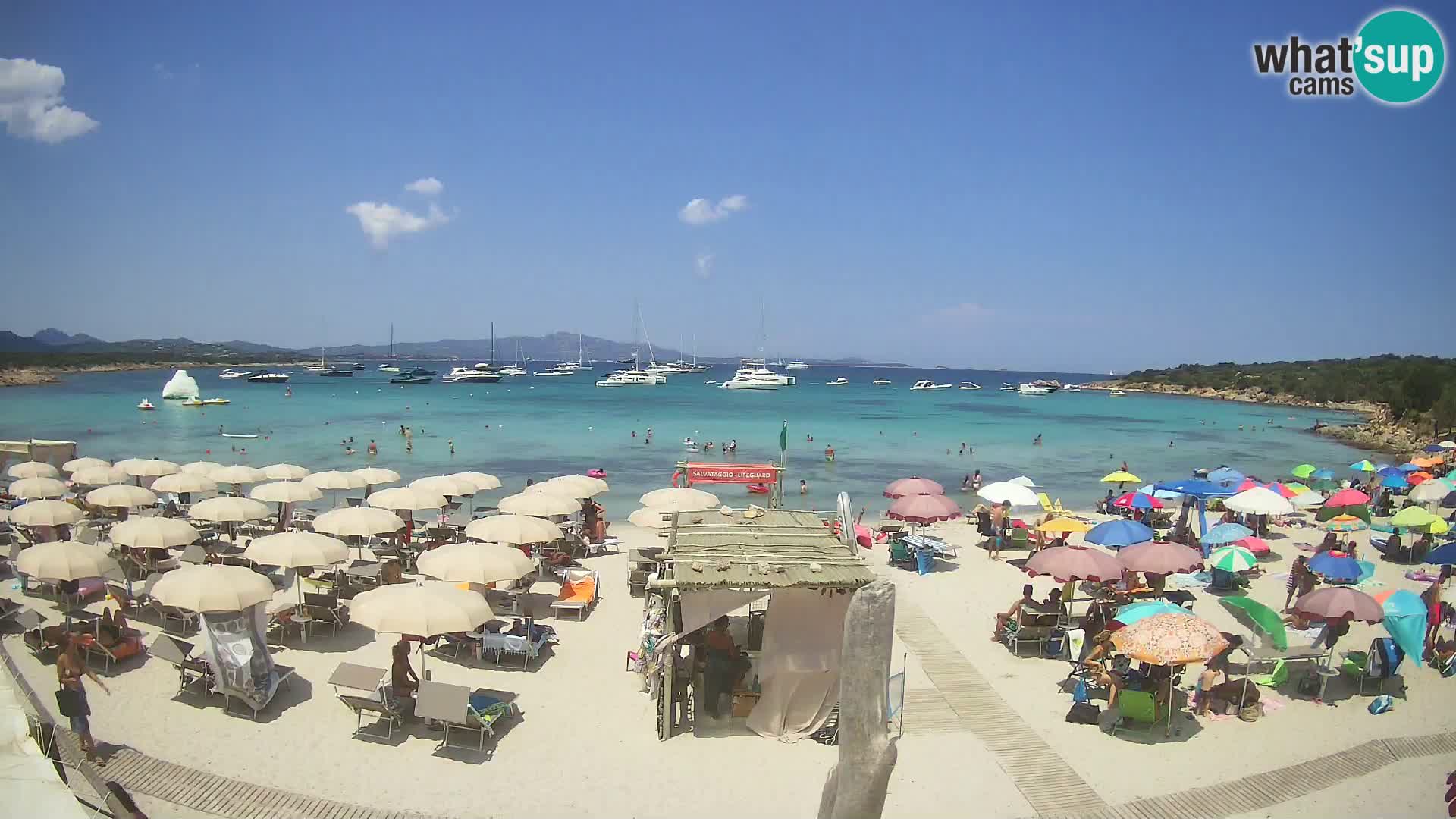 Live Cala Sabina plage – webcam Golfo Aranci – Sardaigne