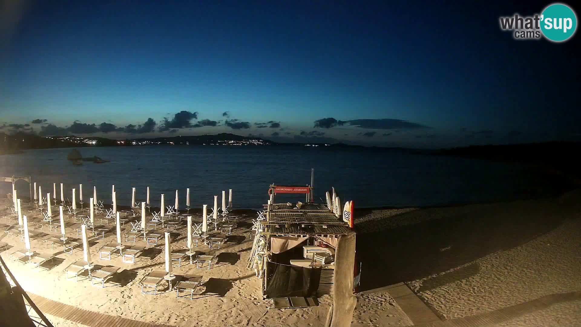 Live Cala Sabina plage – webcam Golfo Aranci – Sardaigne