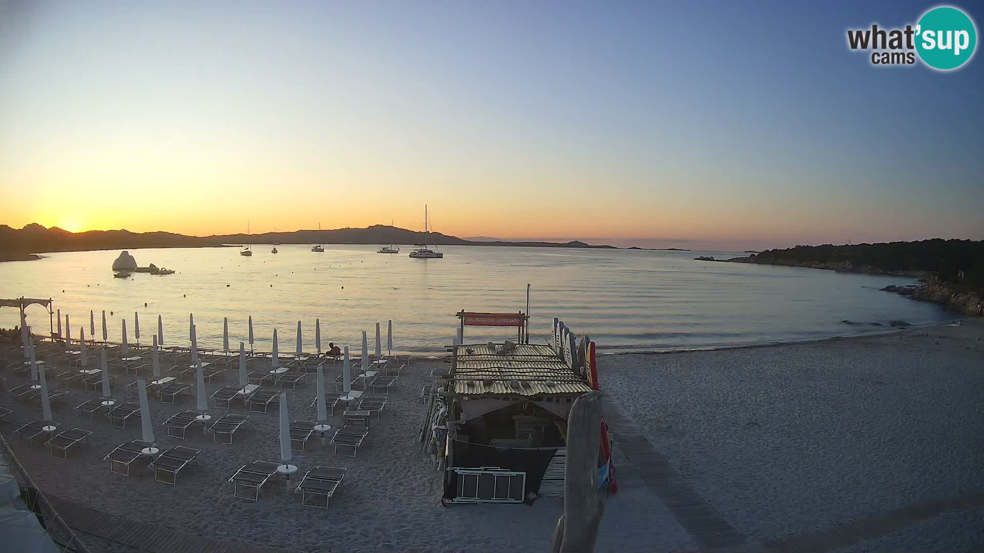 Live Cala Sabina beach – webcam Golfo Aranci – Sardinia
