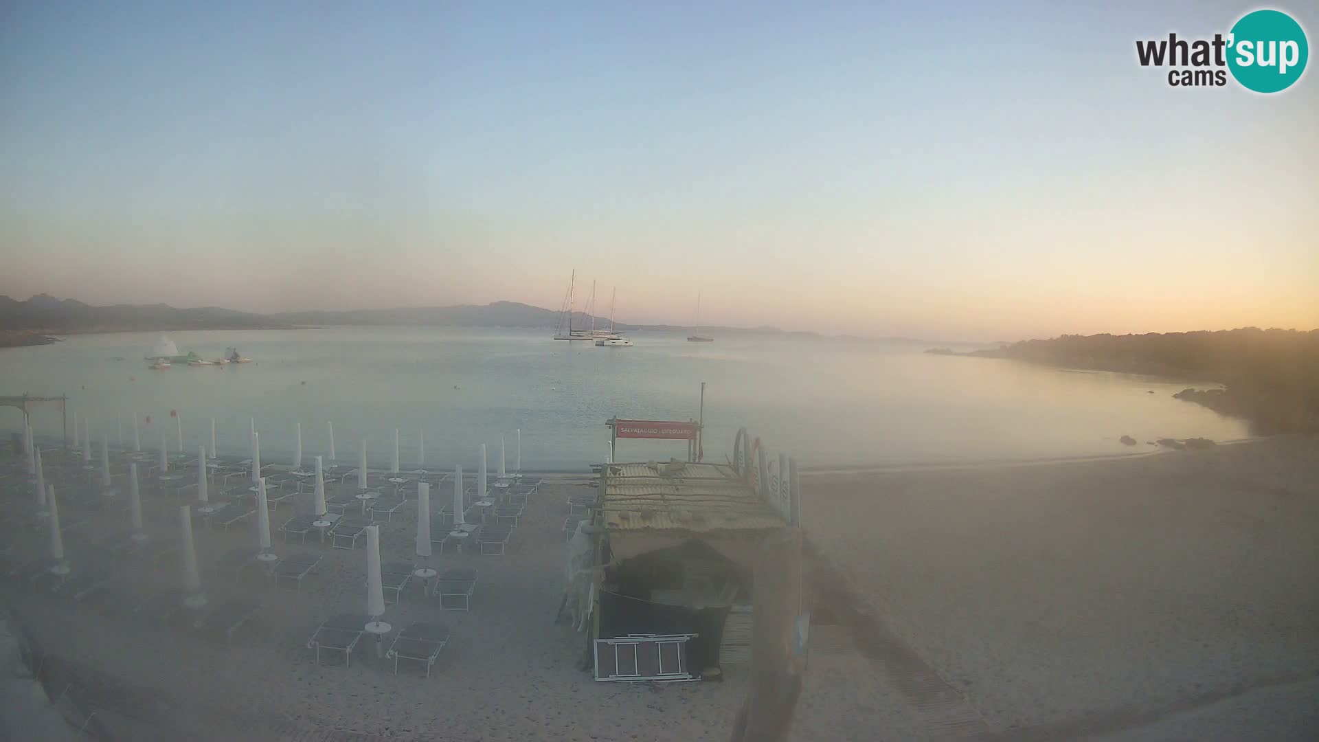 Live Cala Sabina plage – webcam Golfo Aranci – Sardaigne