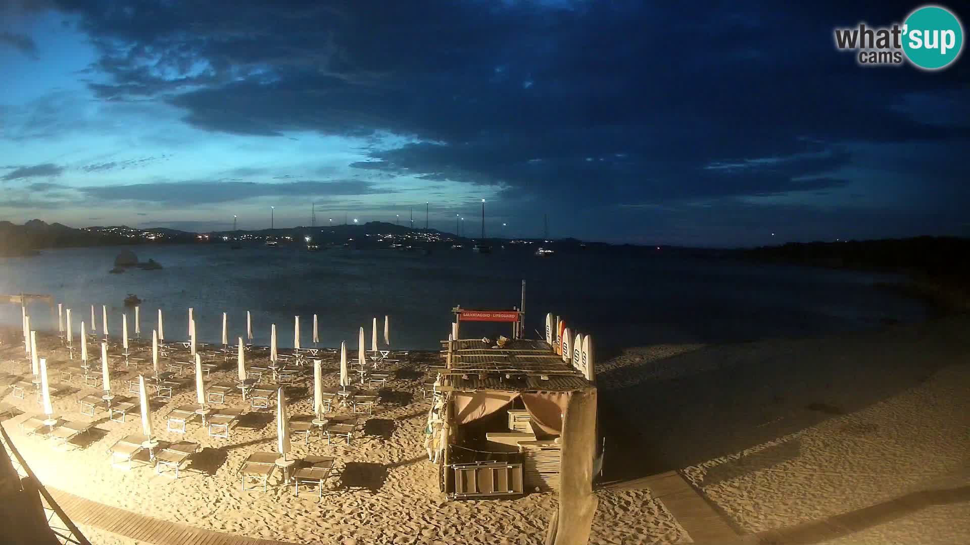 Live Cala Sabina plage – webcam Golfo Aranci – Sardaigne