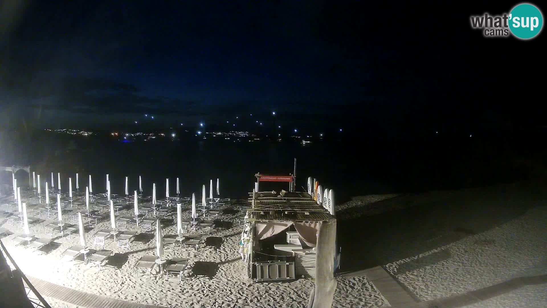 Live Cala Sabina plage – webcam Golfo Aranci – Sardaigne