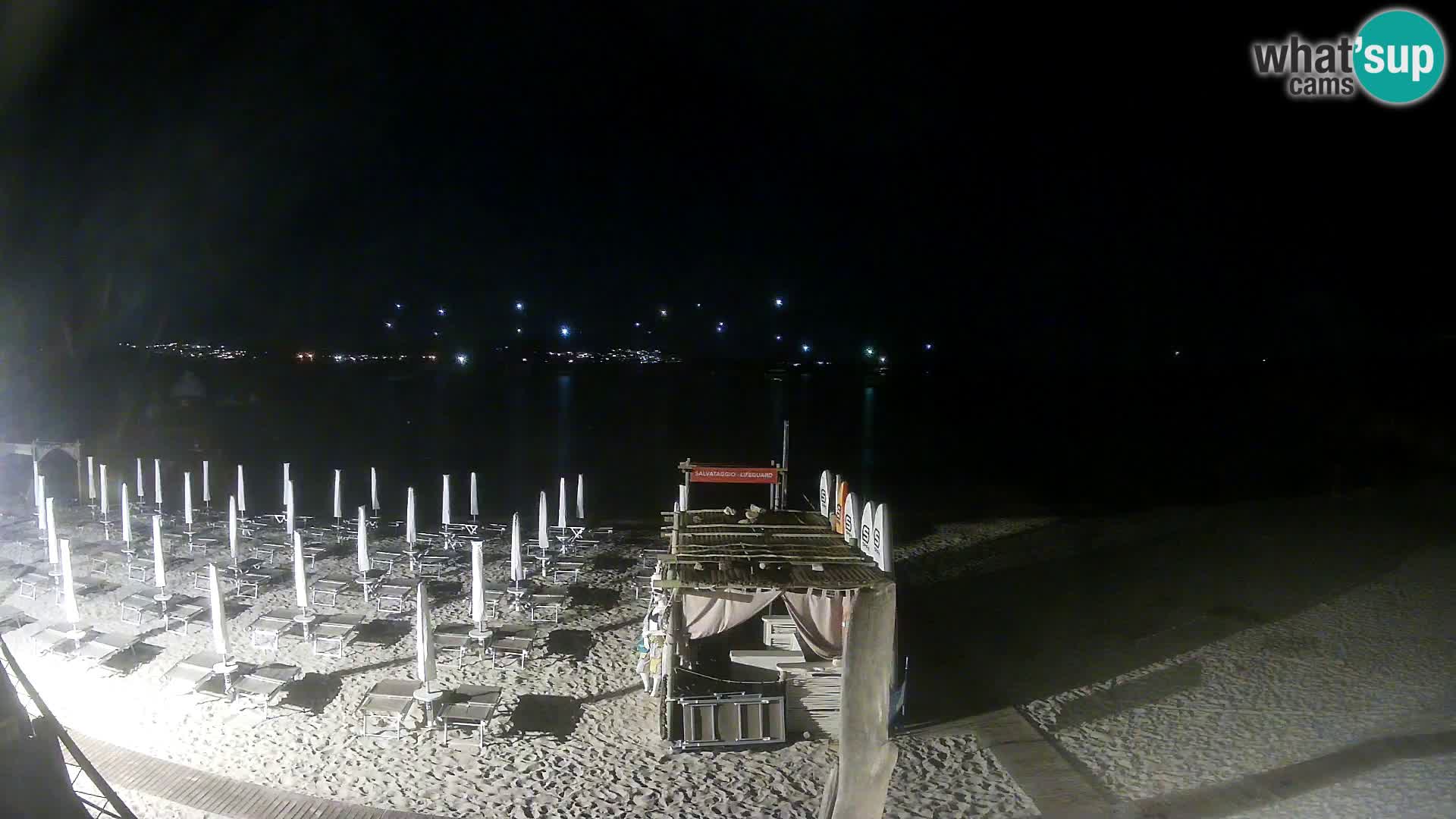 U živo plaža Cala Sabina – web kamera Golfo Aranci – Sardinija