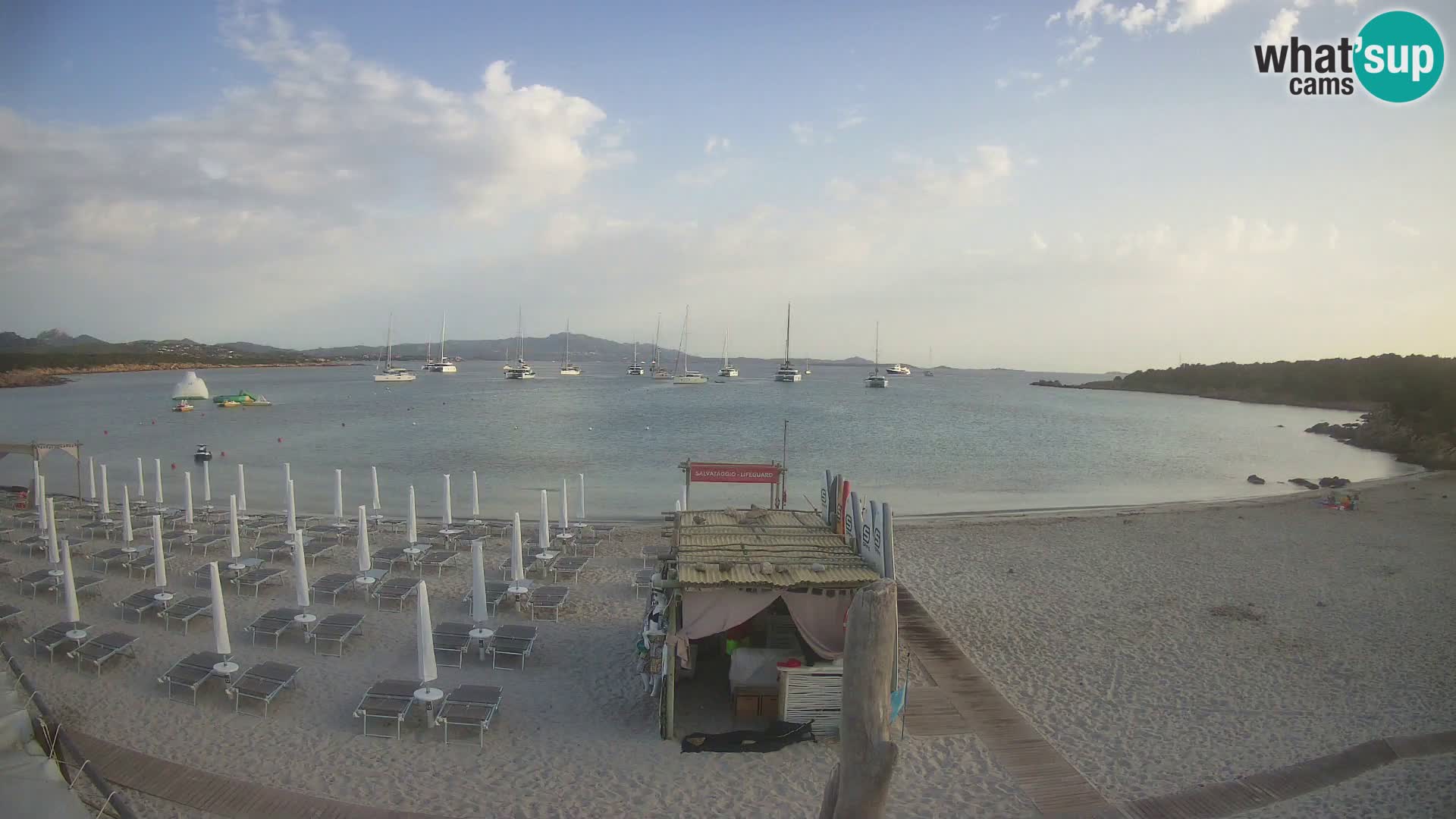 Live Cala Sabina plage – webcam Golfo Aranci – Sardaigne