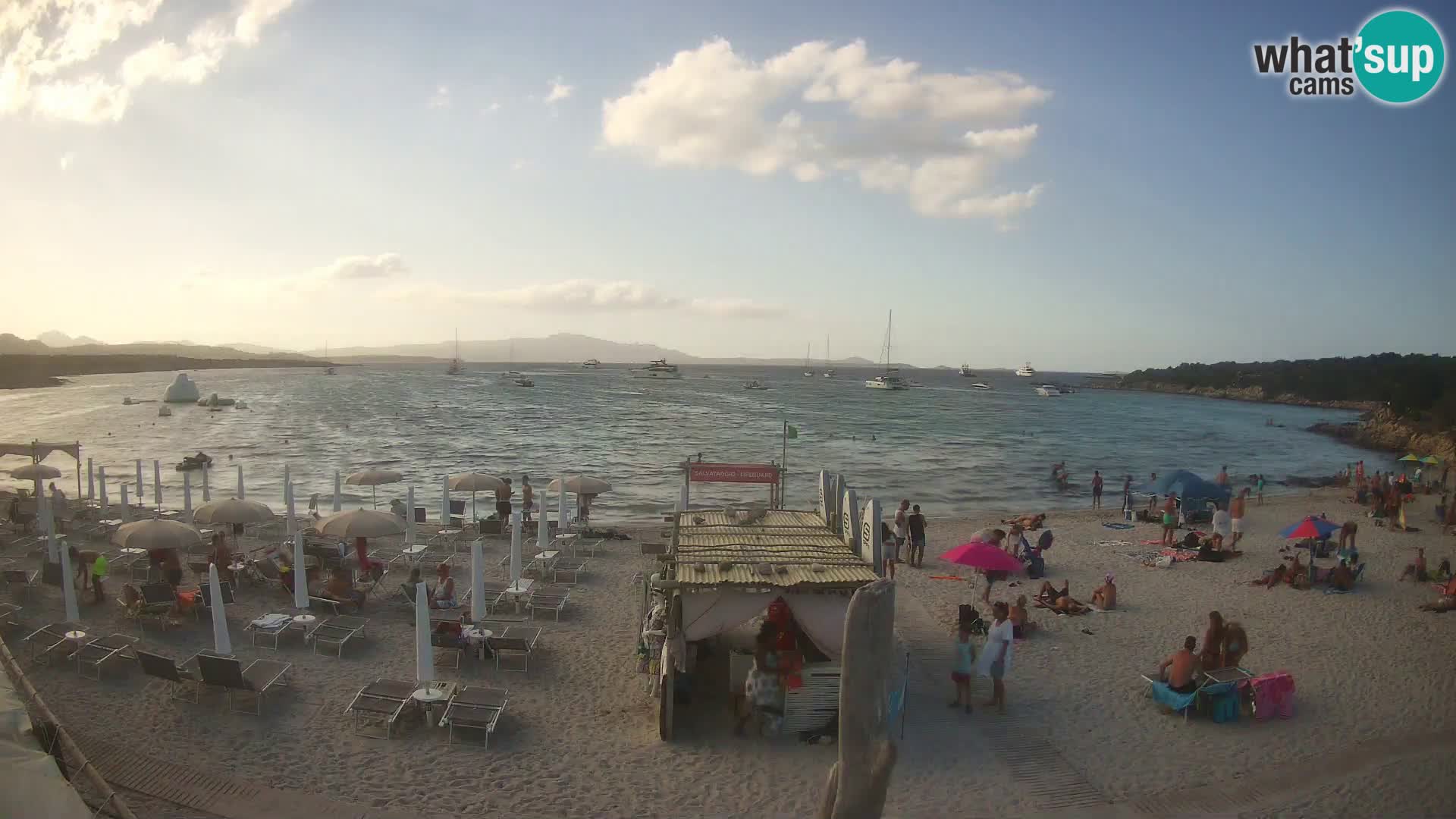 U živo plaža Cala Sabina – web kamera Golfo Aranci – Sardinija
