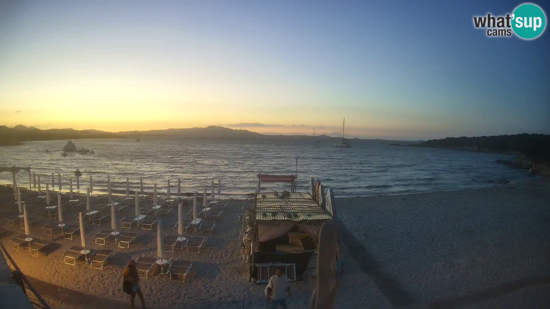 Live Cala Sabina plage – webcam Golfo Aranci – Sardaigne