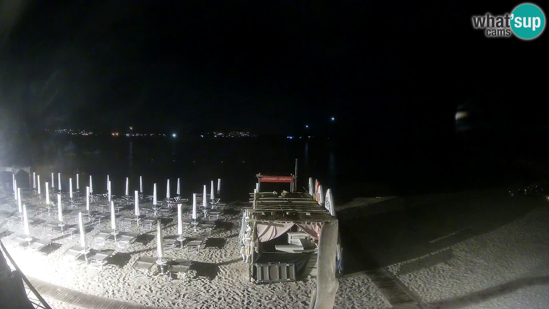 Live Cala Sabina plage – webcam Golfo Aranci – Sardaigne