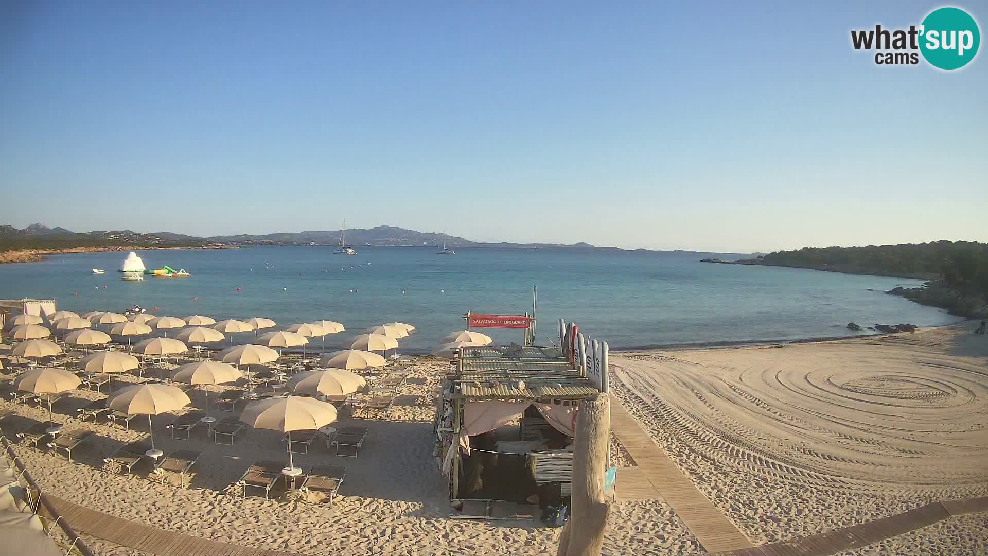 Live Strand Cala Sabina – webcam Golfo Aranci – Sardinien