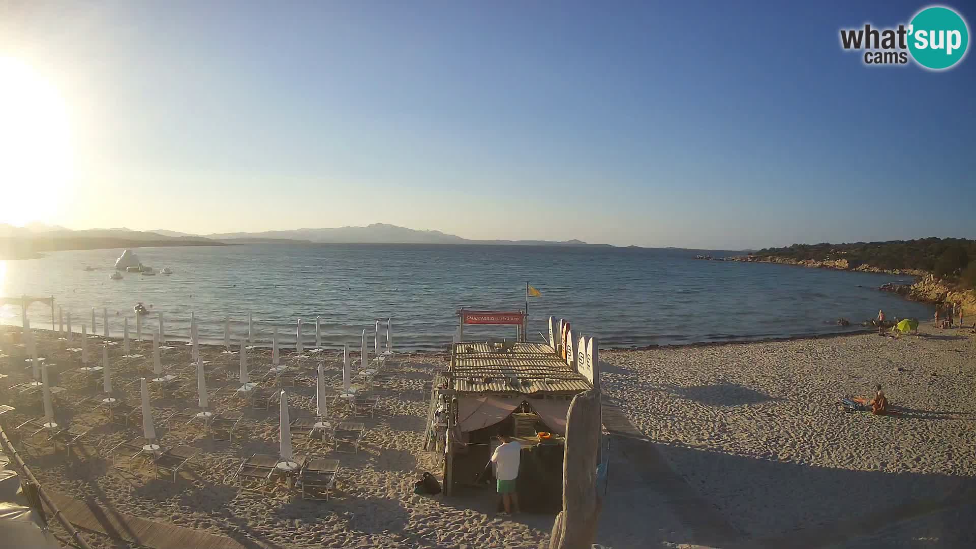 Live Cala Sabina beach – webcam Golfo Aranci – Sardinia