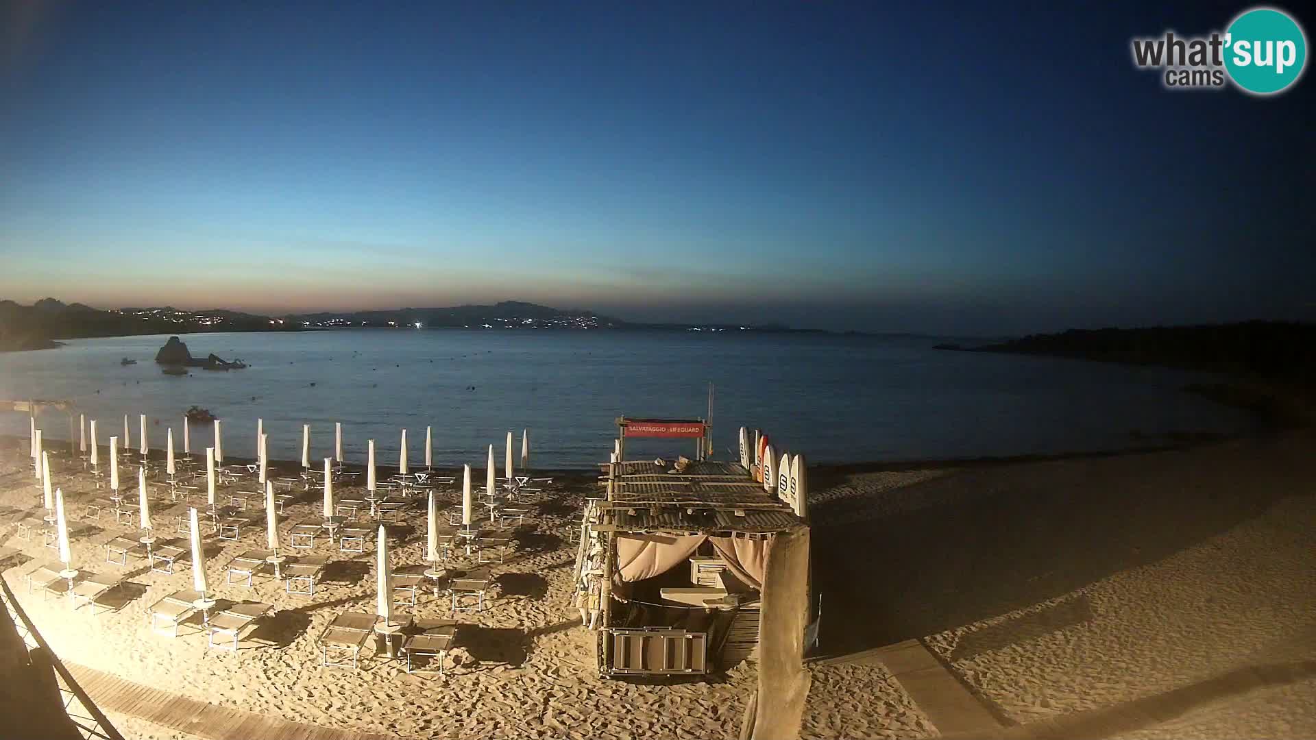 Live Cala Sabina plage – webcam Golfo Aranci – Sardaigne