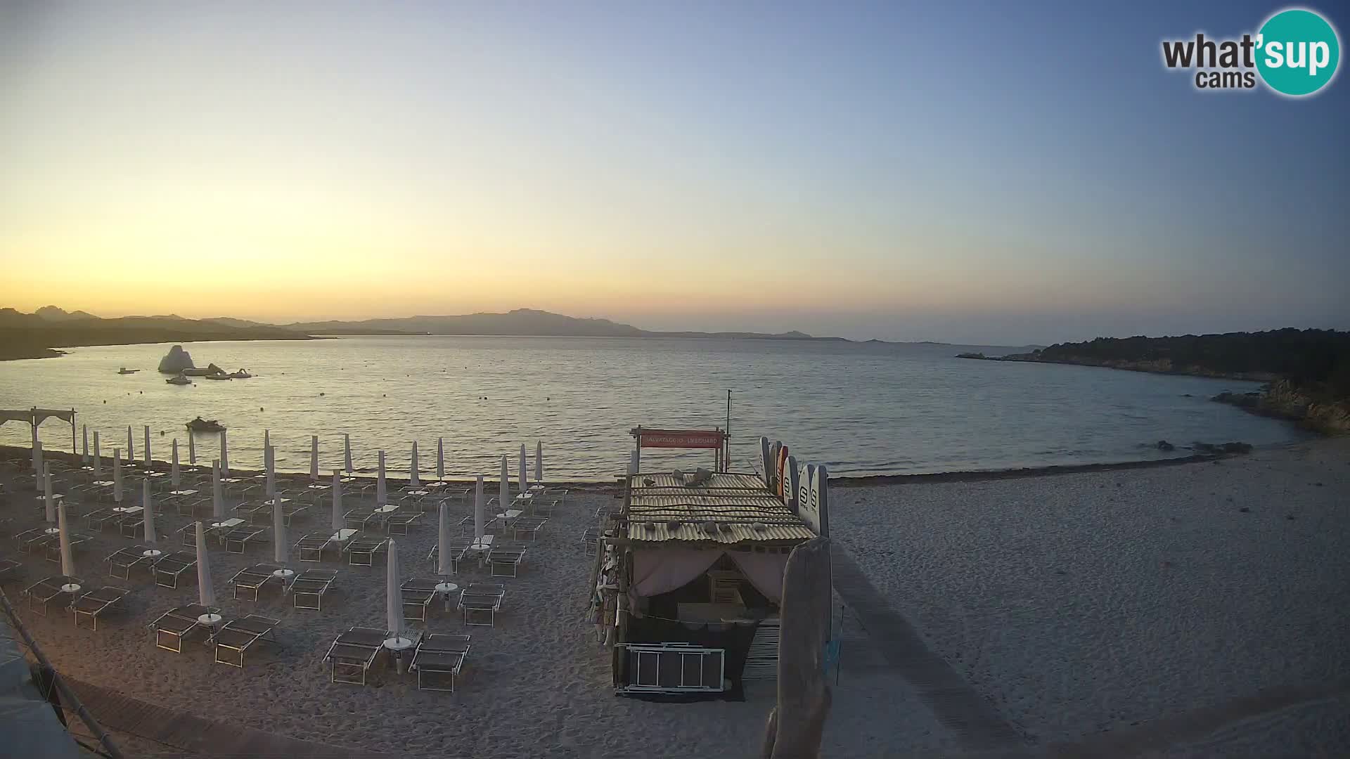 Live Cala Sabina plage – webcam Golfo Aranci – Sardaigne