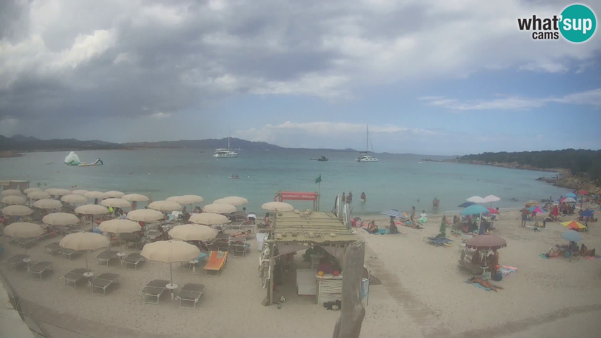 U živo plaža Cala Sabina – web kamera Golfo Aranci – Sardinija