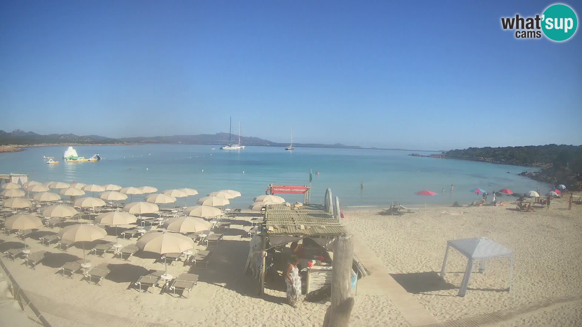 Live Cala Sabina beach – webcam Golfo Aranci – Sardinia