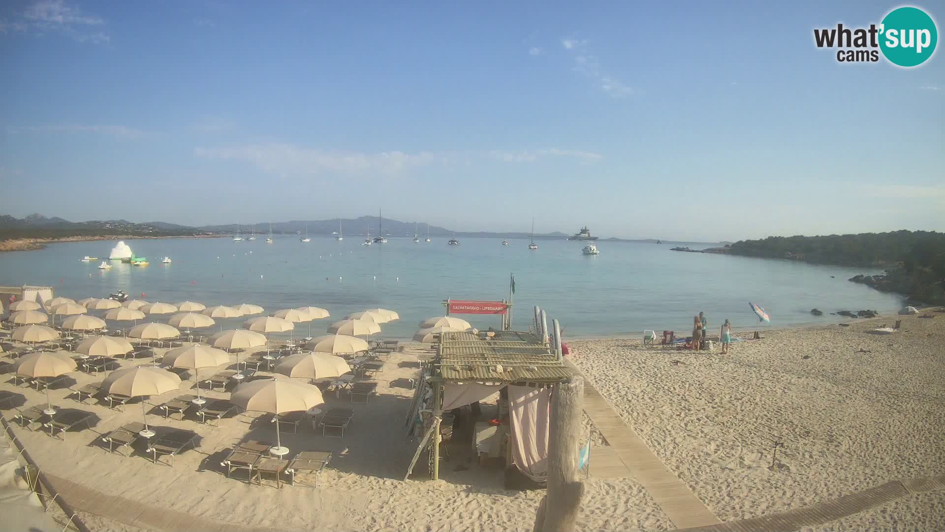 U živo plaža Cala Sabina – web kamera Golfo Aranci – Sardinija