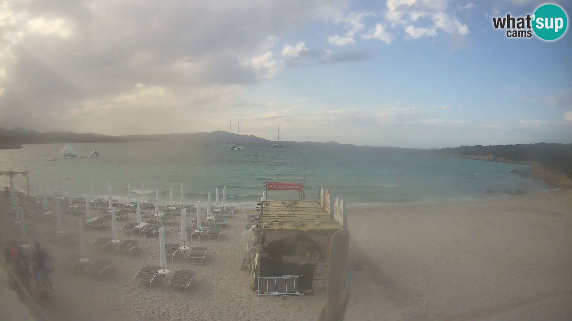 U živo plaža Cala Sabina – web kamera Golfo Aranci – Sardinija