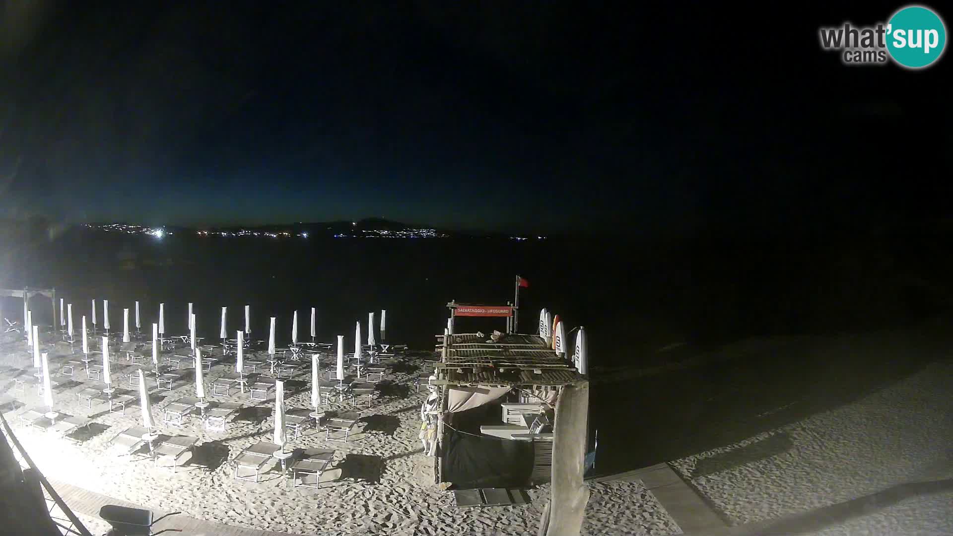 U živo plaža Cala Sabina – web kamera Golfo Aranci – Sardinija