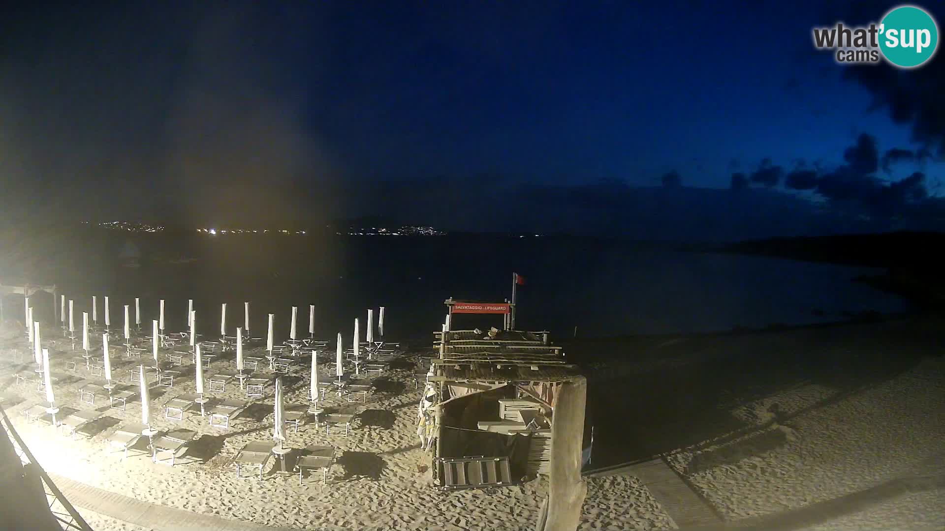 U živo plaža Cala Sabina – web kamera Golfo Aranci – Sardinija