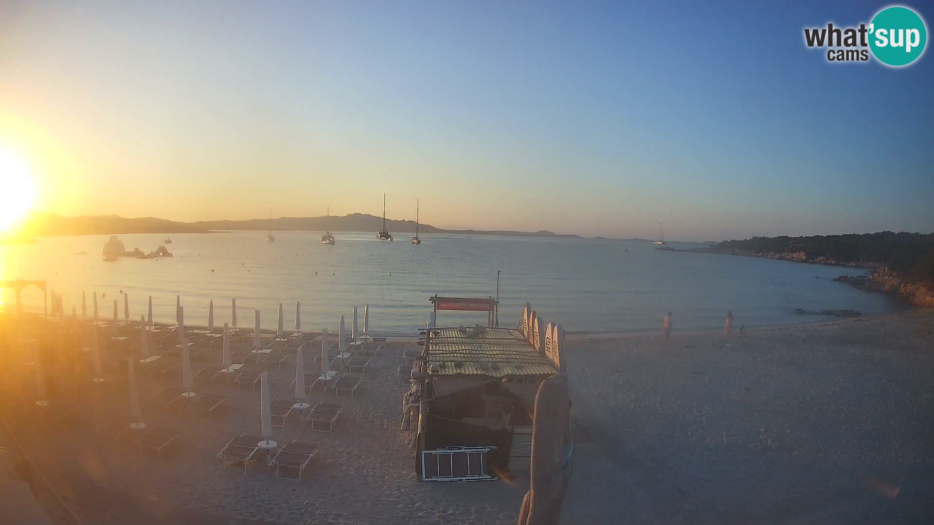 Live Strand Cala Sabina – webcam Golfo Aranci – Sardinien
